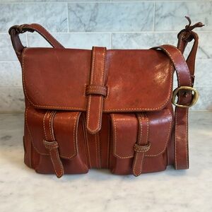 Vintage Frye Shoulder Tote Message Bag As-Is‎